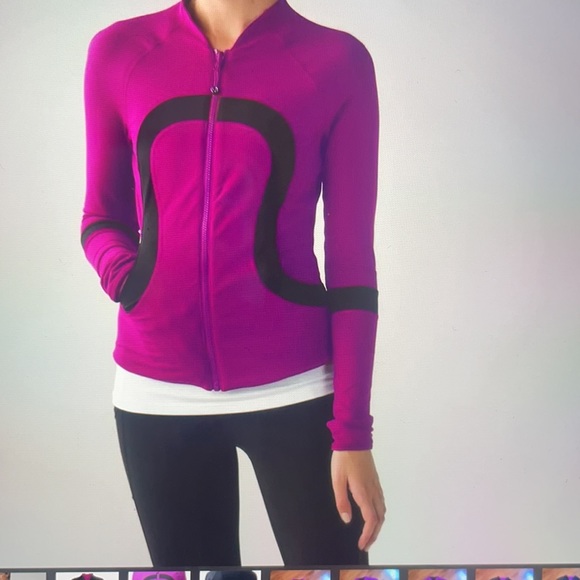 Bliss Jacket Reversible Black/ Regal Plum Mesh - Picture 14 of 15